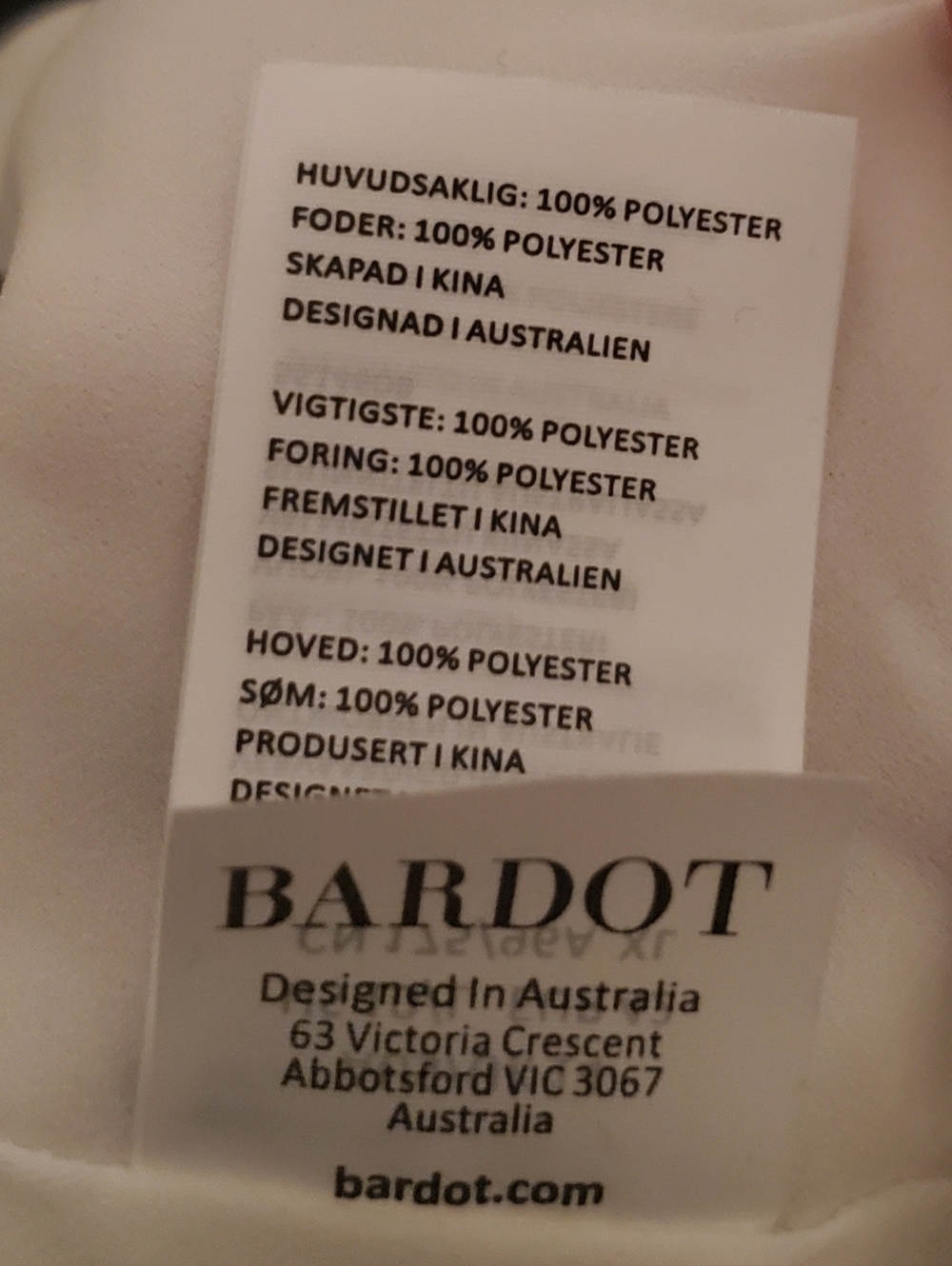 Bardot Cream Long-Sleeve Maxi Dress - Picture 8 of 8